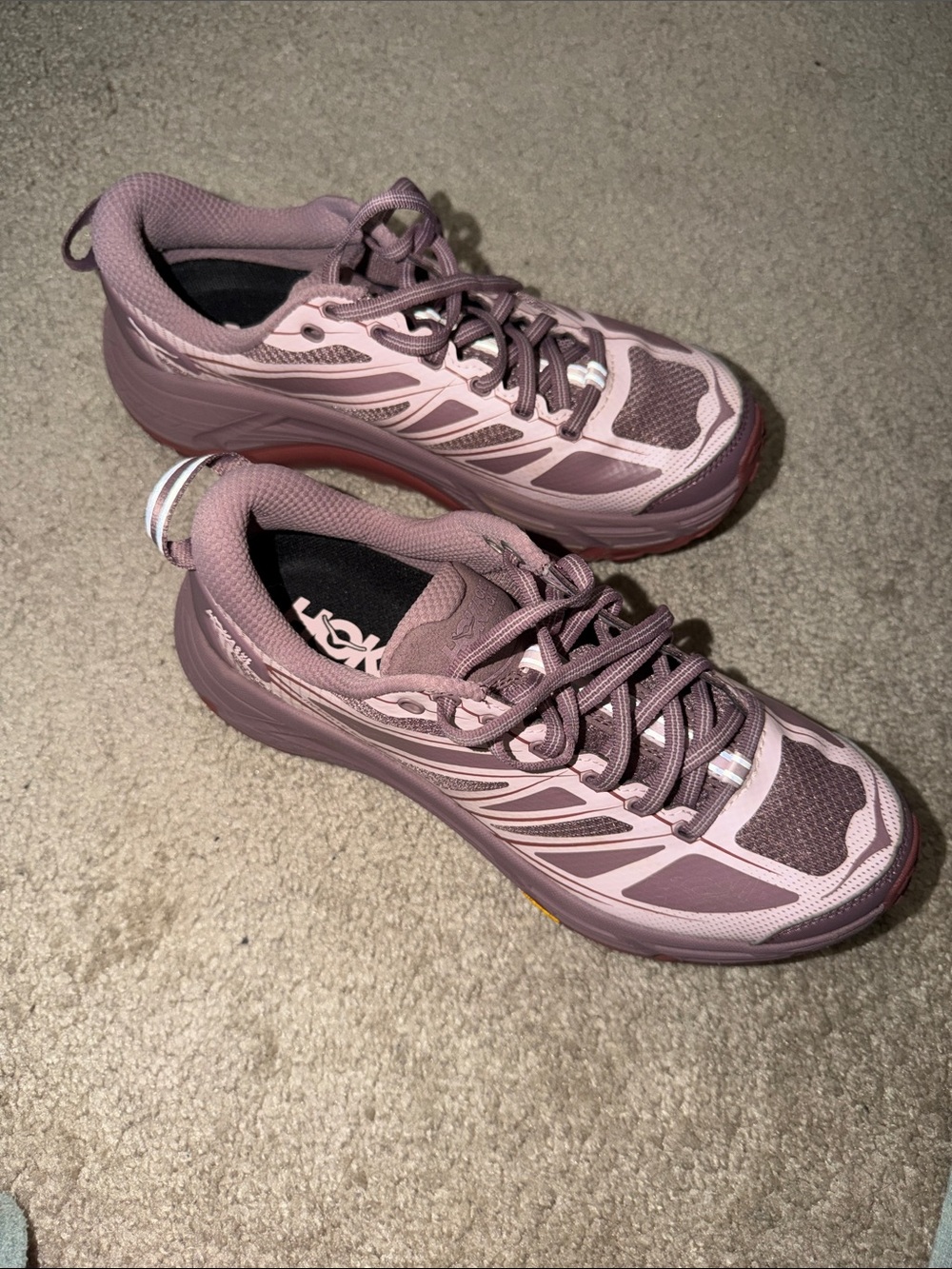 Hoka Mafate Speed 2 Women's Mauve/Carnation Shoe - Picture 6 of 7